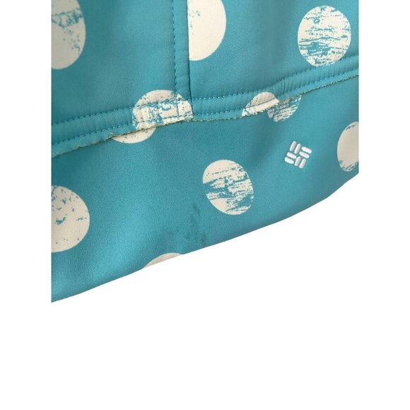Columbia Youth Girls Polka Dot Full Zip Fleece Lined Blue Jacket Size 18 / 20 - Picture 8 of 10